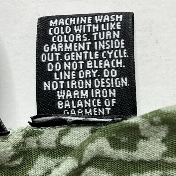 New Directions T-Shirt sz PXL Scoop Neck Embellished Butterfly Green made in USA - Picture 4 of 4